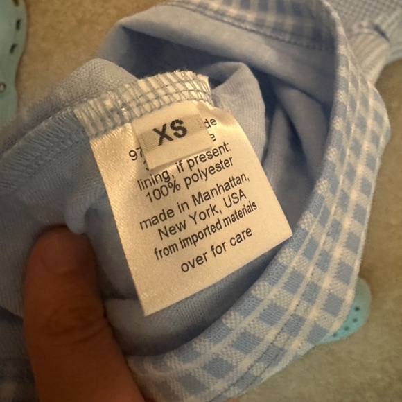 Rachel Comey Blue Gingham XS Mini Dress - Picture 4 of 5